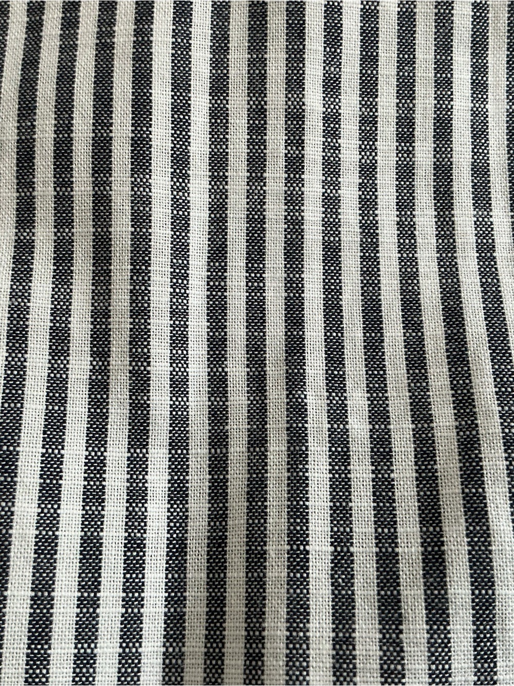 Ophelia Roe Striped Shirt Dress XL 100% Cotton Black White Midi Belted Pockets - Picture 10 of 11